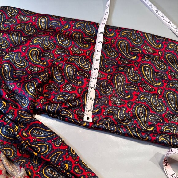 La Soie Silk Robe Sleepwear Women Paisley Intimate Long Sleeve Kimono Vintage - Picture 14 of 16